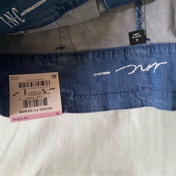 INC Denim High Waisted Shorts - Picture 4 of 4